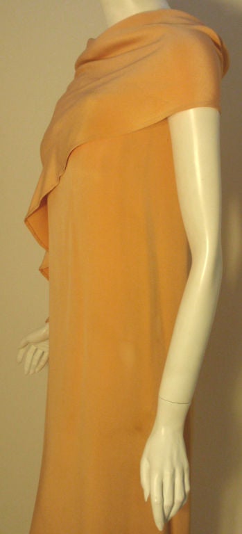 GIVENCHY HAUTE COUTURE  Long Golden Silk Gown of the late Betsy Bloomingdale 3