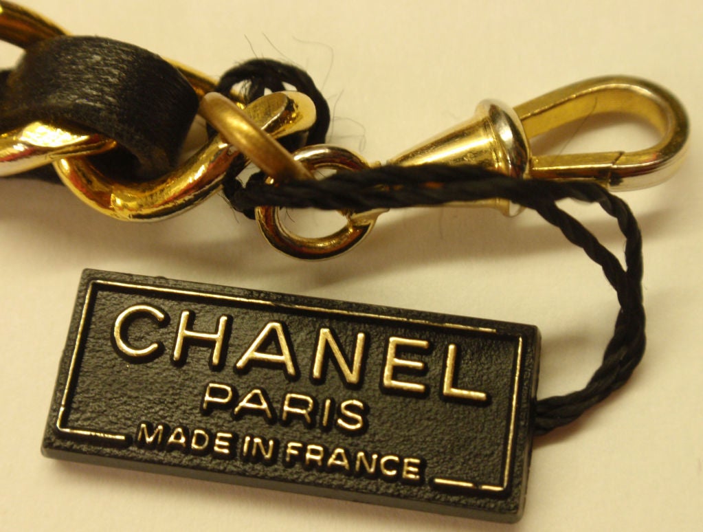 Chanel Gold Chain Logo Belt, Circa 1984 6