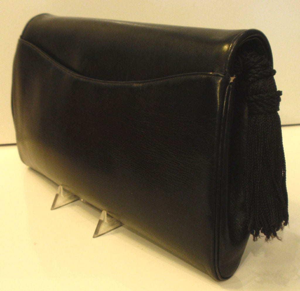 Judith Leiber Vintage Black Clutch/Shoulder Bag, Circa 1970 2