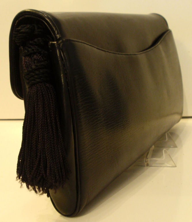 Judith Leiber Vintage Black Clutch/Shoulder Bag, Circa 1970 3