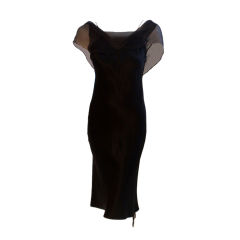 John Galliano Black Cocktail Dress