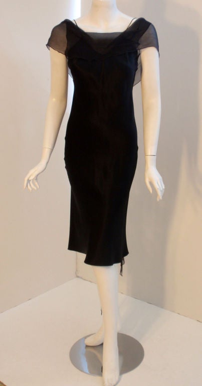 John Galliano Black Cocktail Dress 6