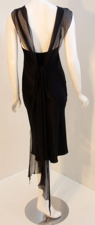 John Galliano Black Cocktail Dress 3