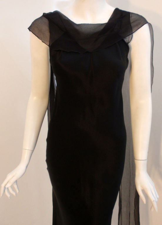 John Galliano Black Cocktail Dress 5