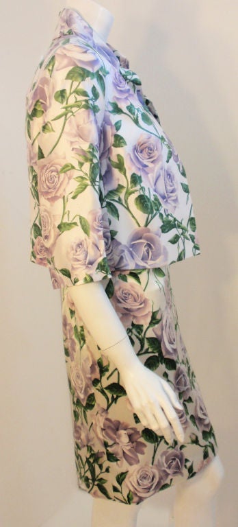 Women's Dolce & Gabbana 2pc Floral Jacket and Dress Set
