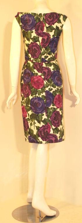 floral wiggle dress