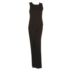 Yves St Laurent Black Jumpsuit, Circa late 1970's