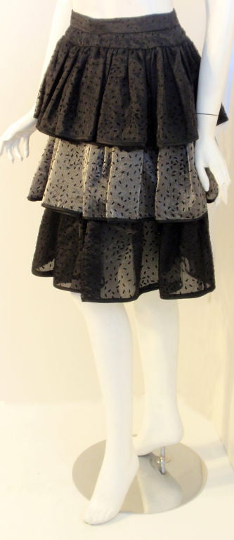 80s lace skirt