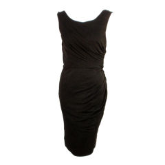 Don Loper Black Cocktail Dress, Circa 1940 8