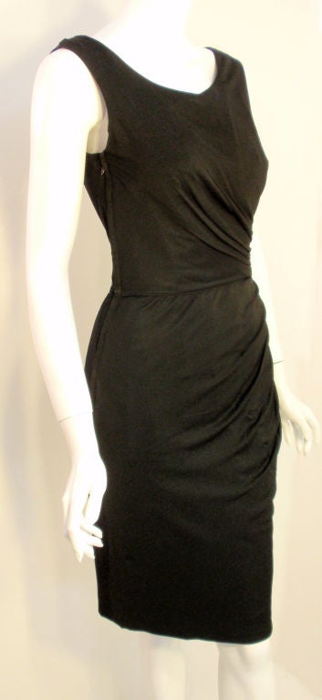 Women's Don Loper Black Cocktail Dress, Circa 1940 For Sale