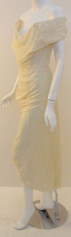 Women's Vivienne Westwood Cream Silk Gown, Circa 2000