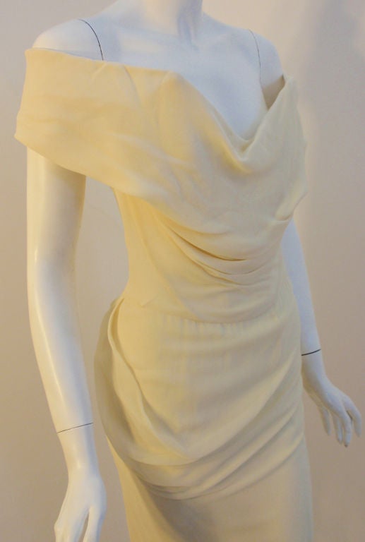 Vivienne Westwood Cream Silk Gown, Circa 2000 at 1stDibs | harlequin ...