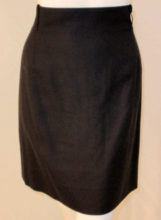 Courreges Black 2-piece Skirt Ensemble with fishnet sleeve Jacket 4-6 For Sale 5