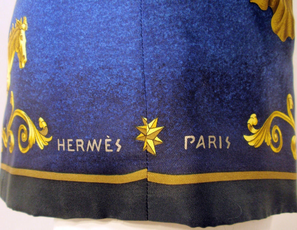 Hermes Single Breasted Jacket w/ Celestial Motif Print 7