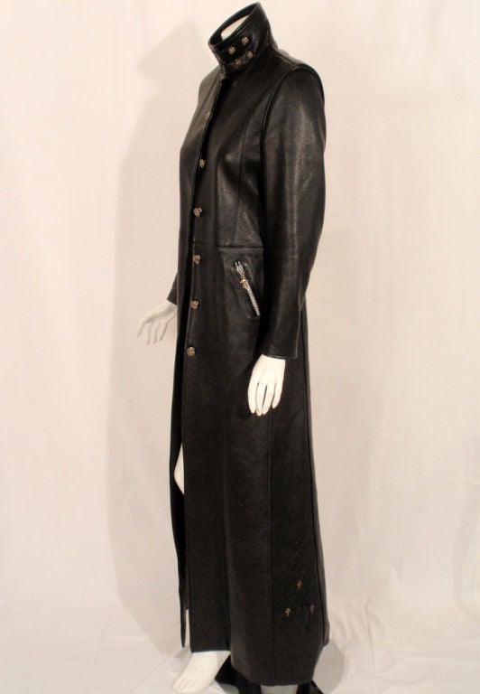 chrome hearts trench coat