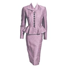 Lilli Ann Vintage 2 pc. Lavender Skirt Suit, c. 1940's