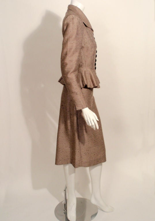 Women's Lilli Ann Vintage 2 pc. Lavender Skirt Suit, c. 1940's