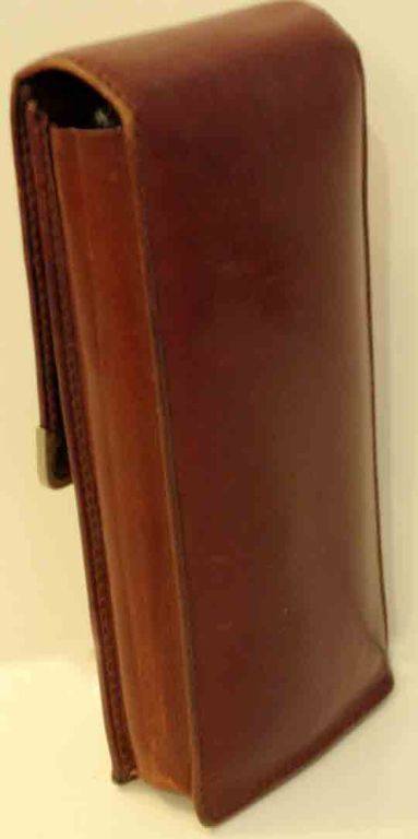 Cartier Burgundy Leather Sunglass Case 1
