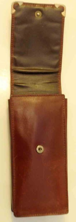 Cartier Burgundy Leather Sunglass Case 3