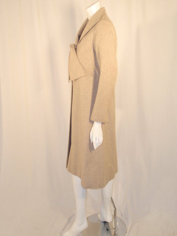 oatmeal cape dress