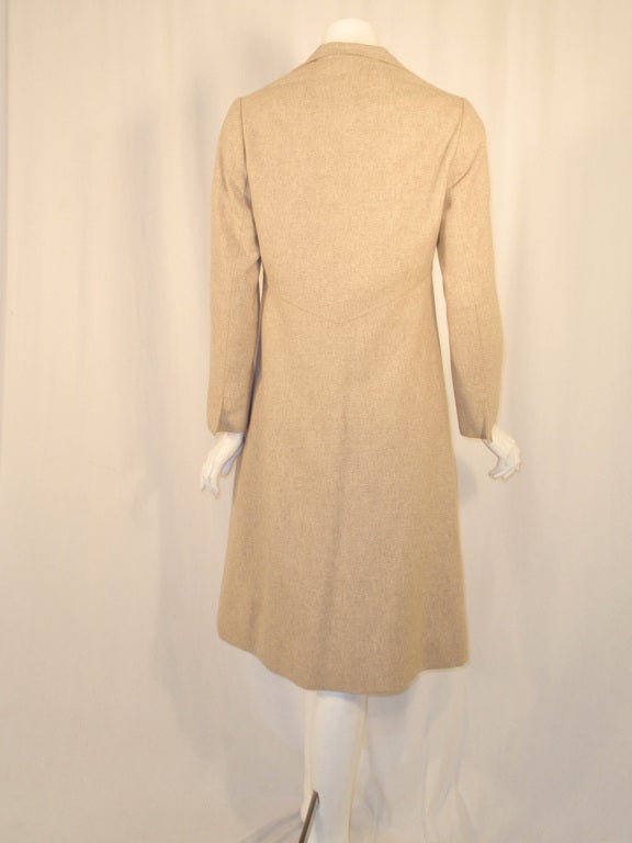 oatmeal wool coat