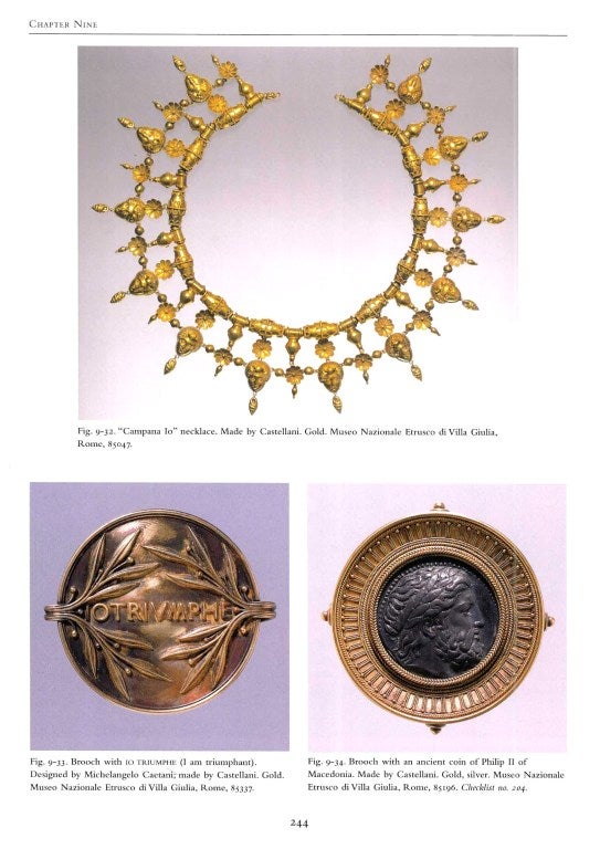 CASTELLANI and Italian Archaeological Jewelry. 1