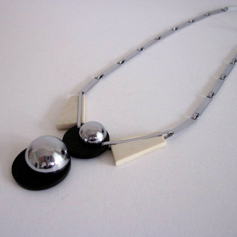Art Deco Necklace Germany 1930 attributed to Henkel & Grosse For Sale 1