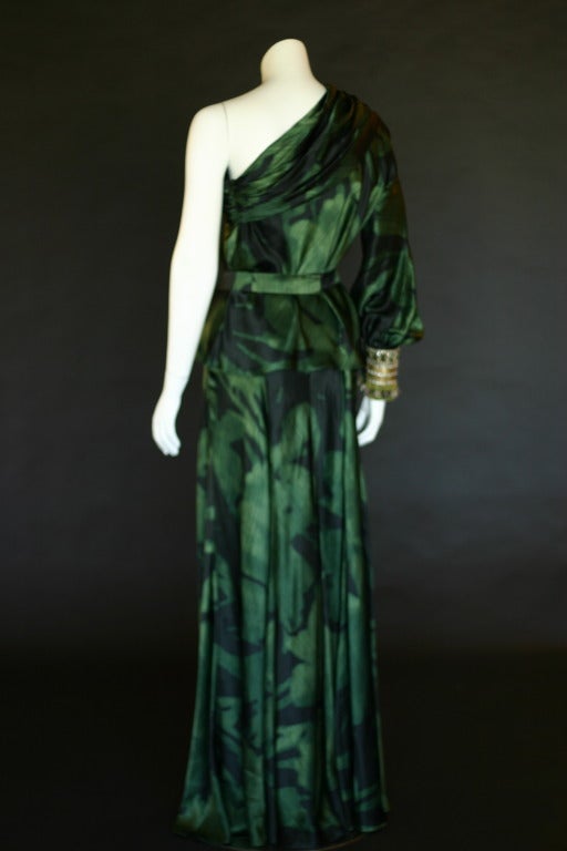 Pamella Roland Emerald Green Dress