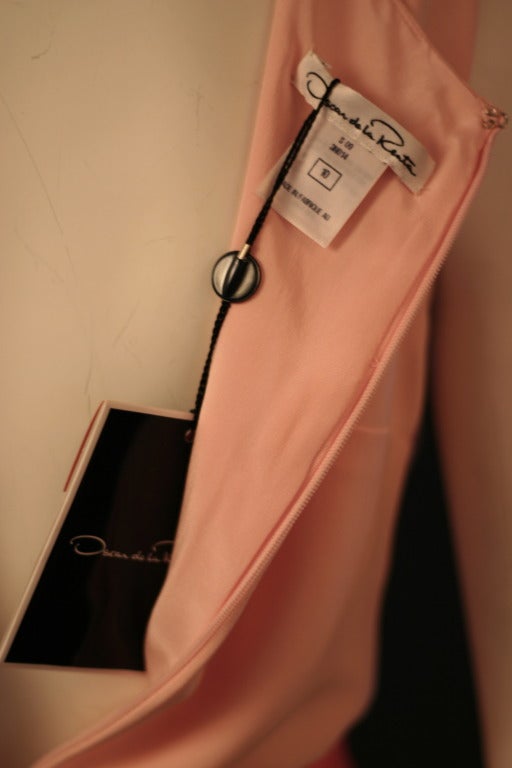 New Pink Oscar de la Renta Evening Gown For Sale 5
