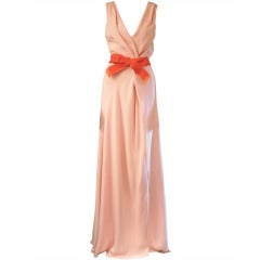 New Pink Oscar de la Renta Evening Gown