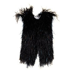 Summer 2003 Lanvin Ostrich Feather Vest