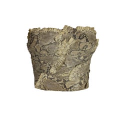 John Galliano Snakeskin Bustier 7