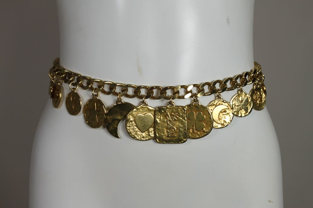 ysl gold chain