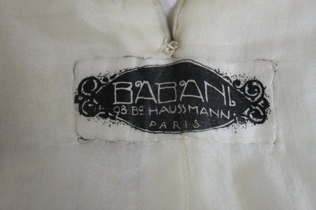 Caftan House of Babani des années 1920 brodé à la main 6