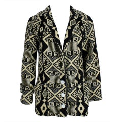 Vintage 1920’s Black and Cream Pendleton Aztec Jacket