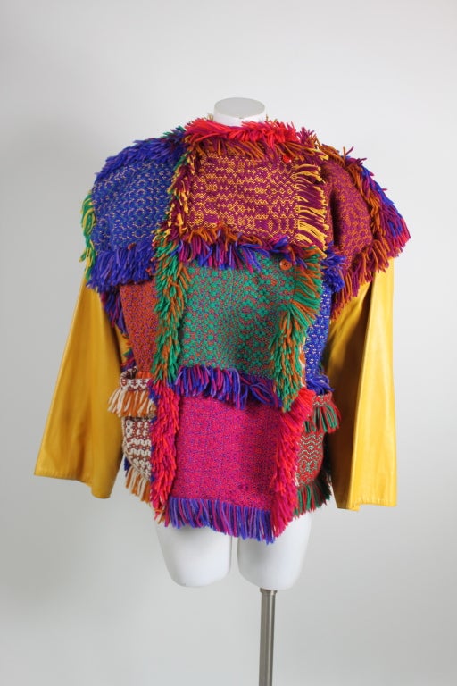 Women's Jean Charles de Castelbajac Peruvian Patchwork Jacket