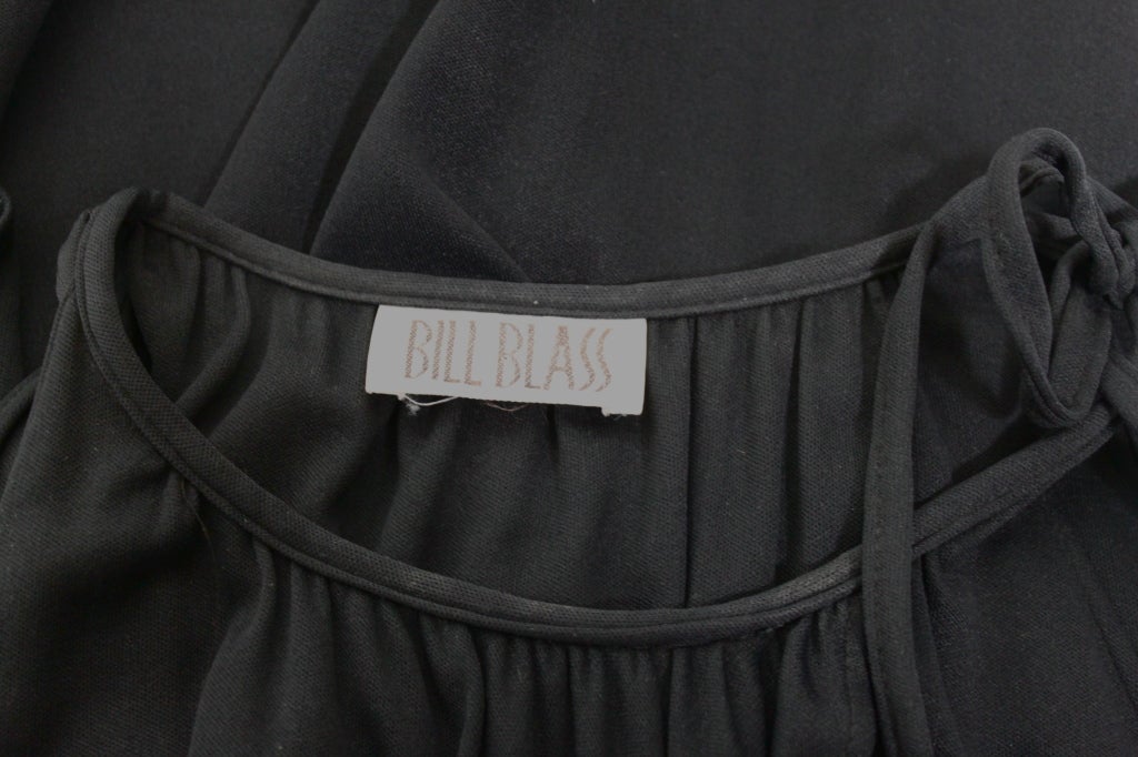 Bill Blass jersey halter gown 4