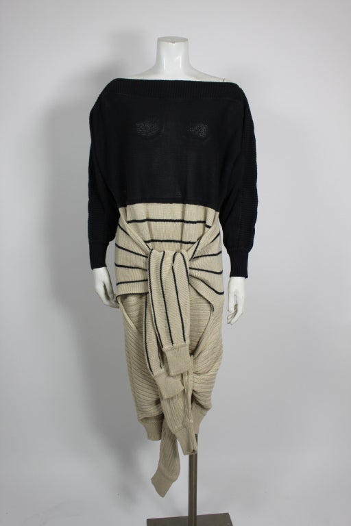 De Castelbajac Shiba sweater dress from his S/S 1984 collection. As pictured in 