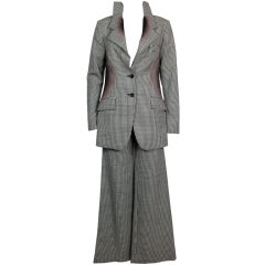 Issey Miyake 1990s Exploded Houndstooth Suit