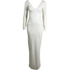 Atelier Versace Iridescent Lurex Gown with Rhinestones