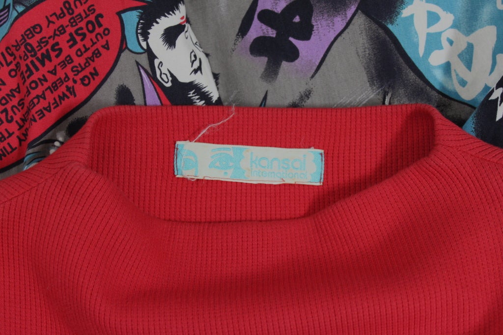 Kansai Yamamoto Comic Printed Pullover 5