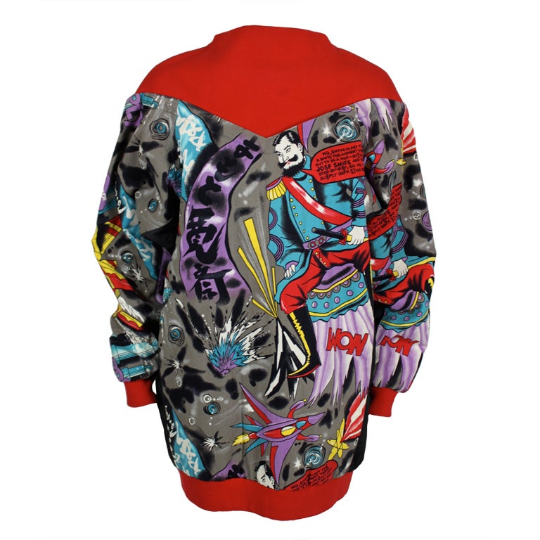 Kansai Yamamoto Comic Printed Pullover