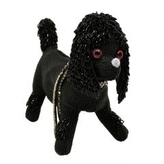 1950s/60s Walborg Beaded Poodle Clutch