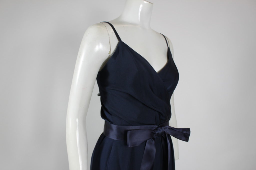 Women's Christian Dior 1984 Couture Silk Gown with Jacket For Sale