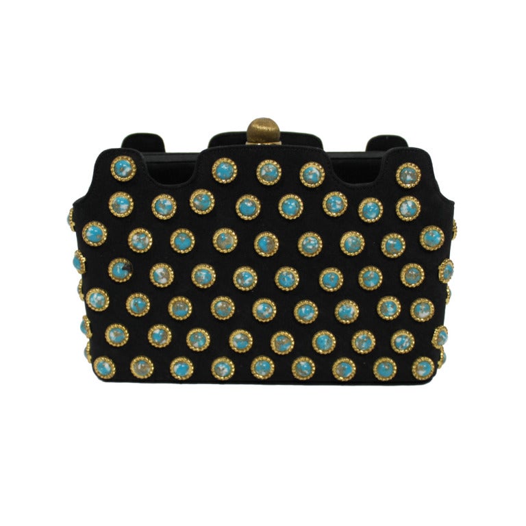 1960s Lewis Evening Bag with Cabochons