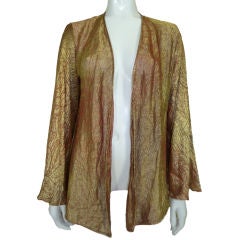 1920s Gold Lamé Jacket
