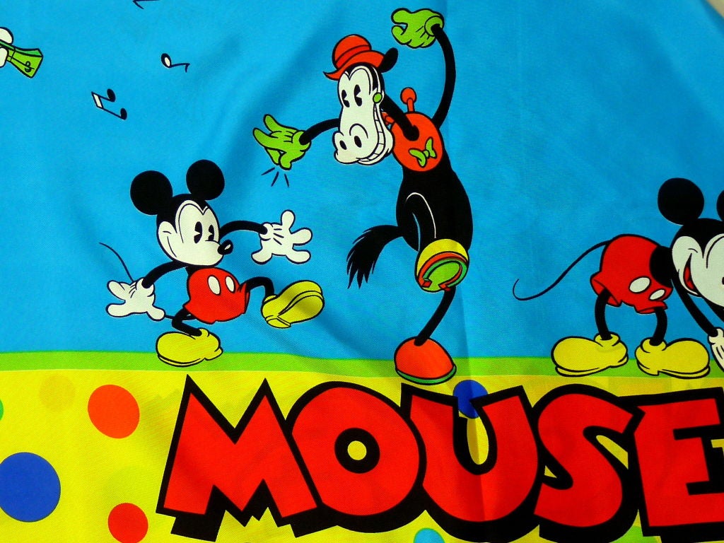 Wendy Gell Mickey Mouse Silk Scarf 2