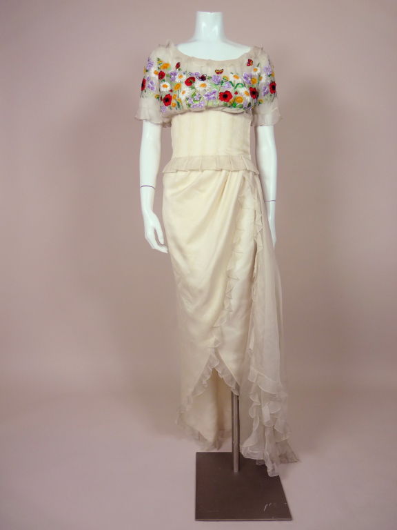 Christian Dior Couture Lesage Embroidered Ensemble 1