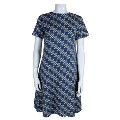 1960
s Rudi Gernreich Graphic Knit Dress