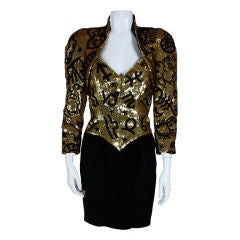 North Beach Leather Astrological Sequined Ensemble